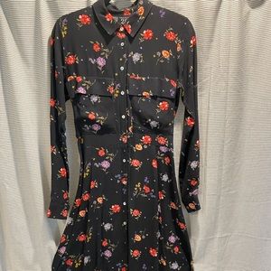 Long Sleeve Button Down Dress